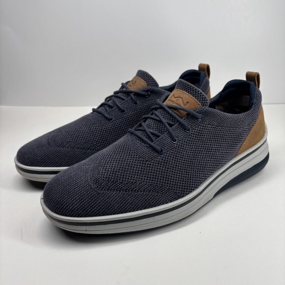Skechers Mark Nason Casual Cell Wrap Robinson Men's‎ 10 Navy Knit Oxford Sneaker